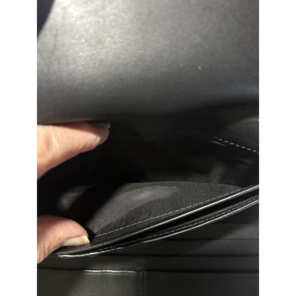 Coach Kristin Black Leather Envelope Vintage Wallet Chic GUC - Picture 4 of 6